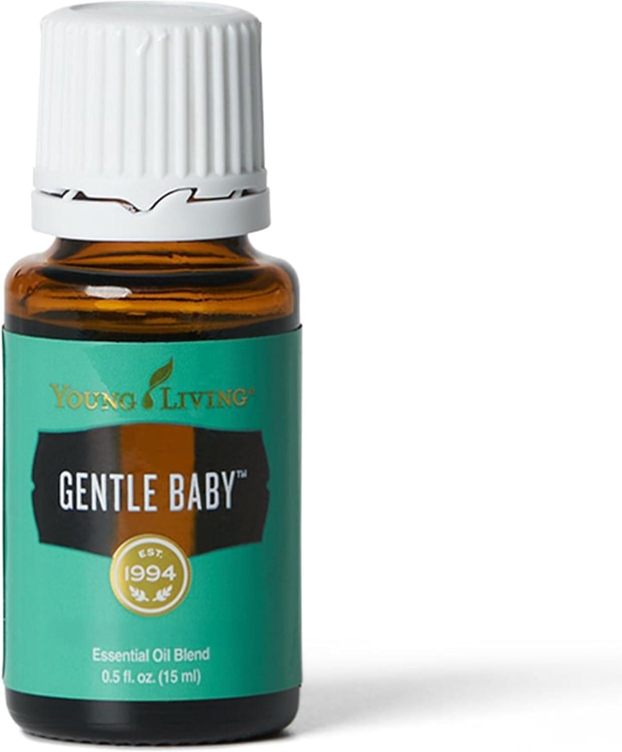 Young Living Young Living - Gentle Baby 15ml | Gentle Aroma for Babies | Soothing Skin | Relaxing & Moisturizing Aromatherapy Massage | Infant & Parenting Relaxation | Calming Scent
