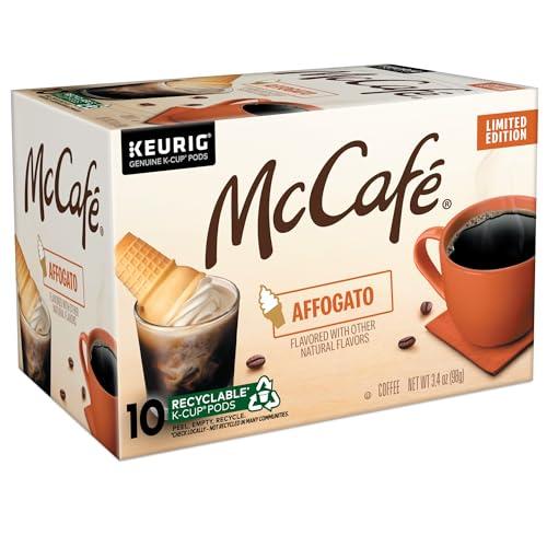 McCafe McCafe Affogato, Single Serve Keurig K-Cup Pods, Flavored Coffee, Limited Edition, 60-Count Box (6 Packs of 10)