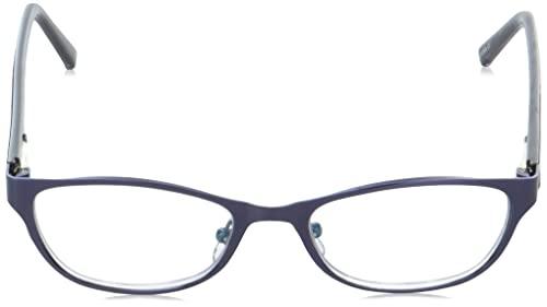 Foster Grant Foster Grant Charlsie Multifocus Reading Glasses, Satin Navy/Transparent, 2.75 x