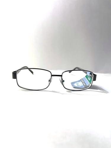 Foster Grant Foster Grant Multifocus Reading Glasses Wes Gunmetal Color +1.75