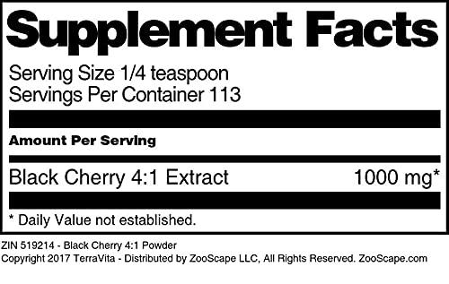 TerraVita Black Cherry 4:1 Powder (4 oz, ZIN: 519214)