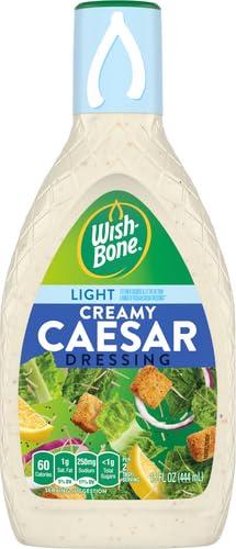 Wish-Bone Wish-Bone Light Creamy Caesar Dressing, 15 FL oz (Pack of 2)