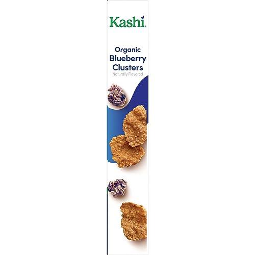 Kashi Kashi Cold Breakfast Cereal, Vegan, Organic Fiber, Blueberry Clusters, 13.4oz Box (1 Box)