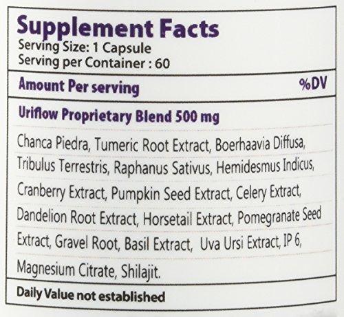 Uriflow Uriflow Natural Therapy for Kidney Stones 3 - 60 Capsule Bottles