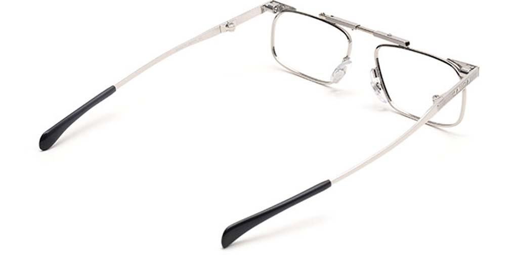 Slimfold By Kanda SlimFold Reading Glasses by Kanda of Japan Model 3 Color Silver Strength +3.25