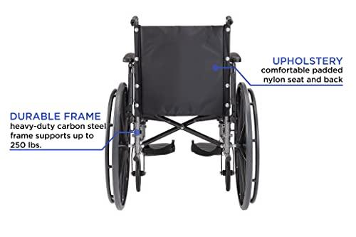 Invacare Invacare Tracer SX5 Wheelchair for Adults | Everyday Folding | 18 Inch Seat | Legrests & Full Arms