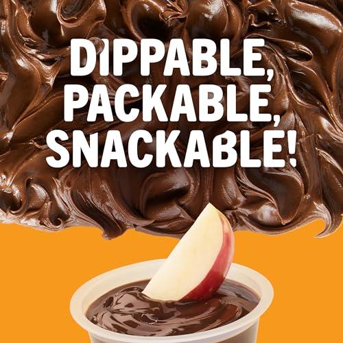 Jif Jif Peanut Butter & Chocolate To Go, 8 Count Cups (Pack of 6), Less Sugar, Thick & Creamy Texture