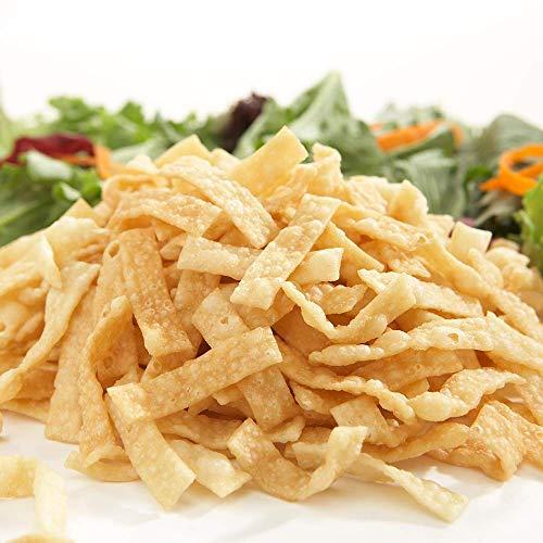 Fresh Gourmet Fresh Gourmet Authentic Wonton Strips | 1 Pound | Low Carb | Crunchy Snack and Salad Topper