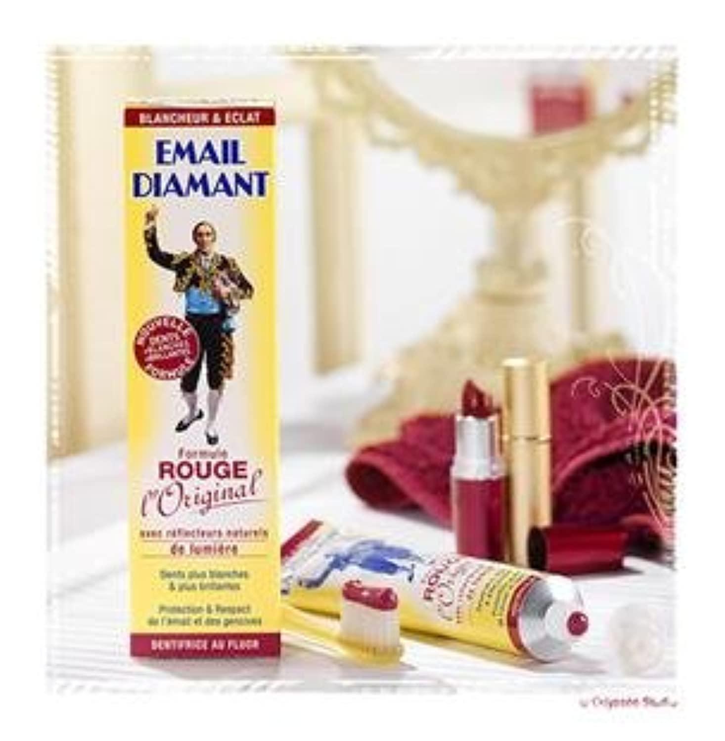 Email Diamant Toothpaste X3 Email Diamant Cosmetic RED Toothpaste - Formule Rouge Original (X3 Tubes)