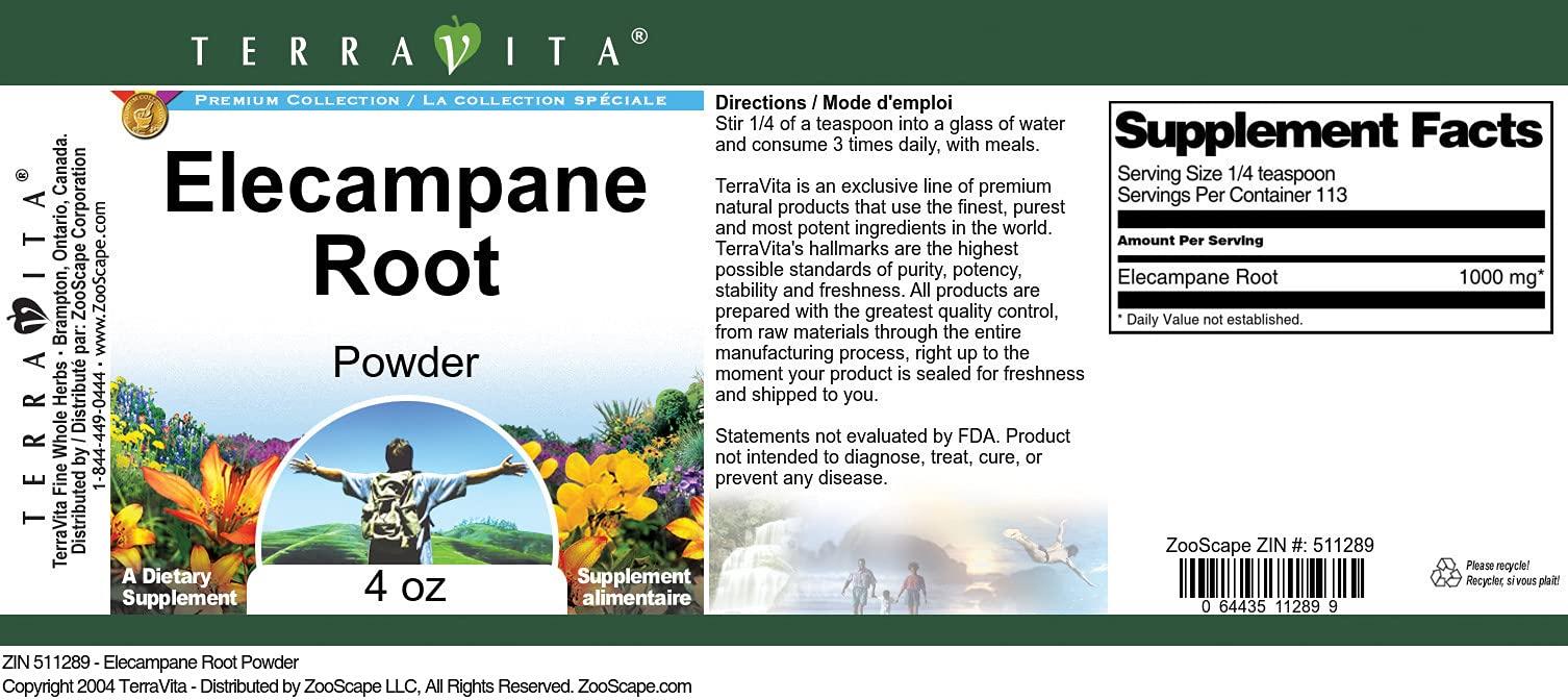 TerraVita Elecampane Root Powder (4 oz, ZIN: 511289) - 3 Pack