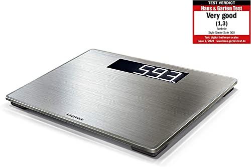 Soehnle Soehnle Style Sense Safe Electronic Bathroom Scale - 300 Scale, Stainless Steel
