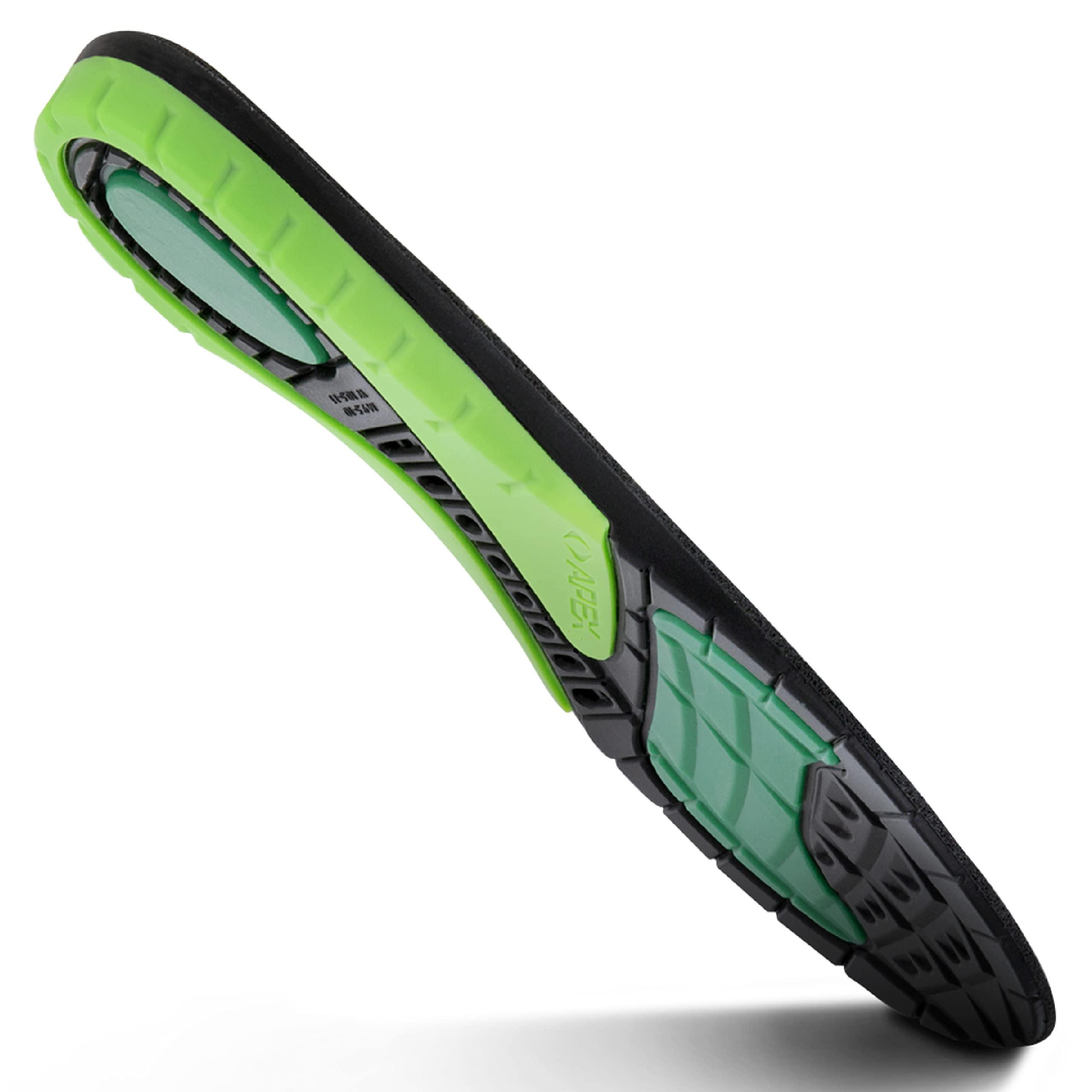 A-Wave A-Wave Apex Orthotics For Low- Me Firm: Green - G: Women 12.5-13 / Men 11.5-12