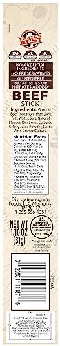 Trail\'s Best Trail\'s Best 1.1oz Beef Sticks 16 Count Tubs (6 inch beef sticks made with all beef)