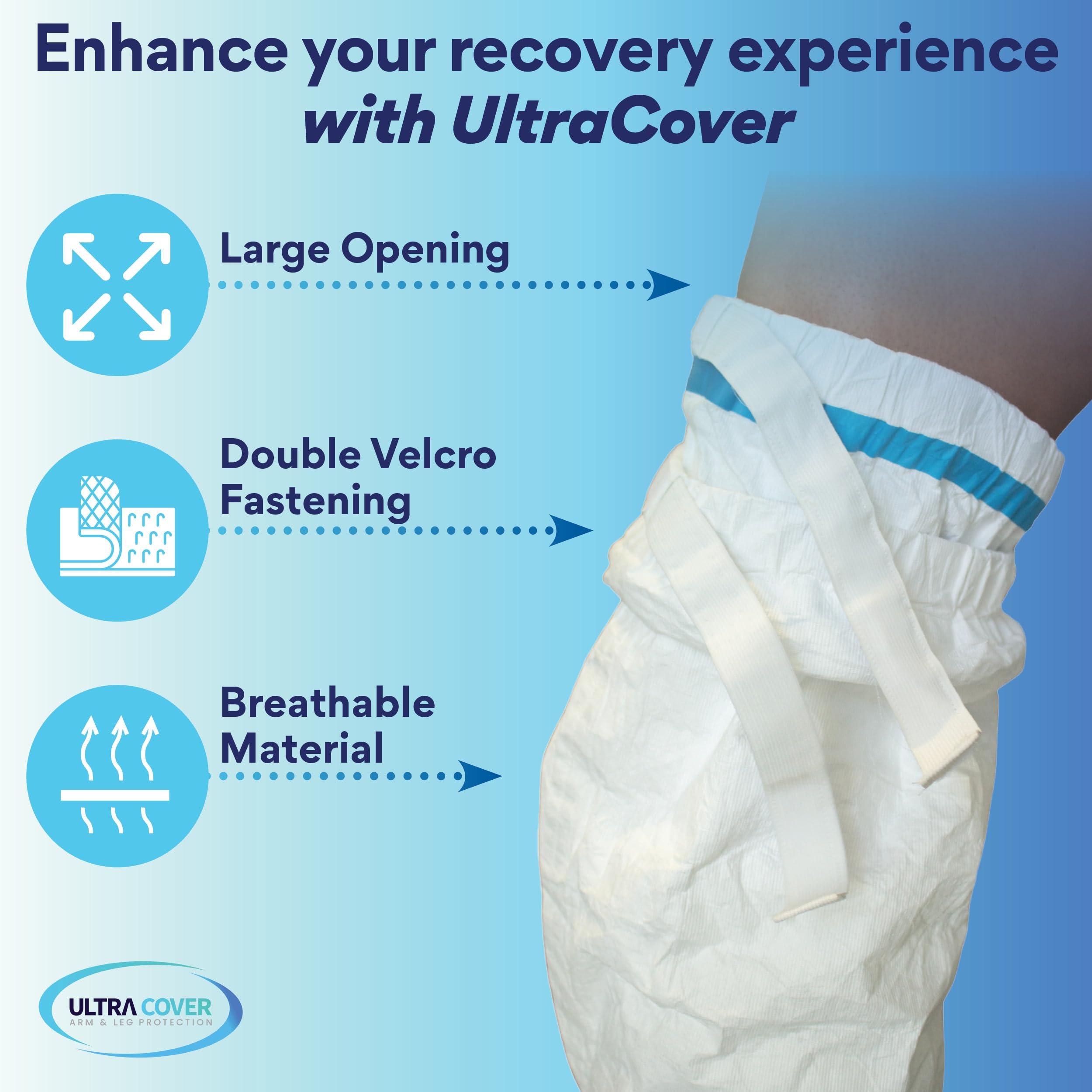 Ultra Cover UltraCover Waterproof Leg Cover For Shower, Cast Shower Cover for Wounds and Bandages, Leg Cast and Injury Protector for Adults, Surgery Recovery Supplies