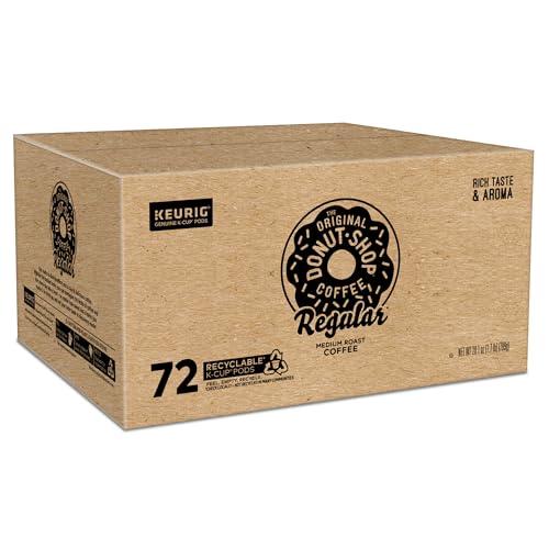 The Original Donut Shop The Original Donut Shop Regular Keurig Single-Serve K-Cup Pods, Medium Roast Coffee, 12 Count (Pack of 6), Total 72 Count