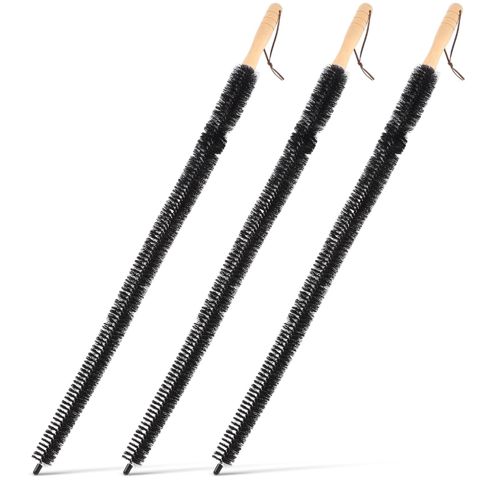 ULTECHNOVO ULTECHNOVO Washing Machine Cleaner Dryer Vent 3pcs Dryer Vent Cleaner Lint Brush Flexible Refrigerator Coil Cleaning Brush Radiator Cleaner Vent Cleaner with Wood Washer Cleaner