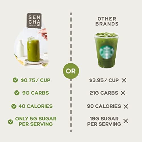 SENCHA NATURALS SEN CHA Naturals Instant Matcha Lemonade Tea Mix | Authentic Japanese Green Tea Powder & Real Crystallized Lemon Juice, 7 oz (Pack of 1)