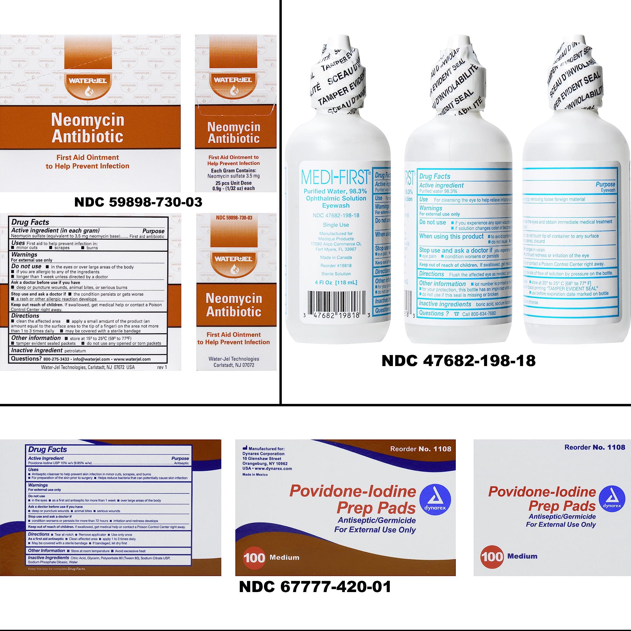 MFASCO MFASCO Emergency Response GO First Aid Bag - 160 Pcs EMT Trauma Kit, First Responder Medical Bag, Deluxe Stocked Kit with Tourniquet, Sprague Stethoscope, Pressure & Bleeding Control Dressings