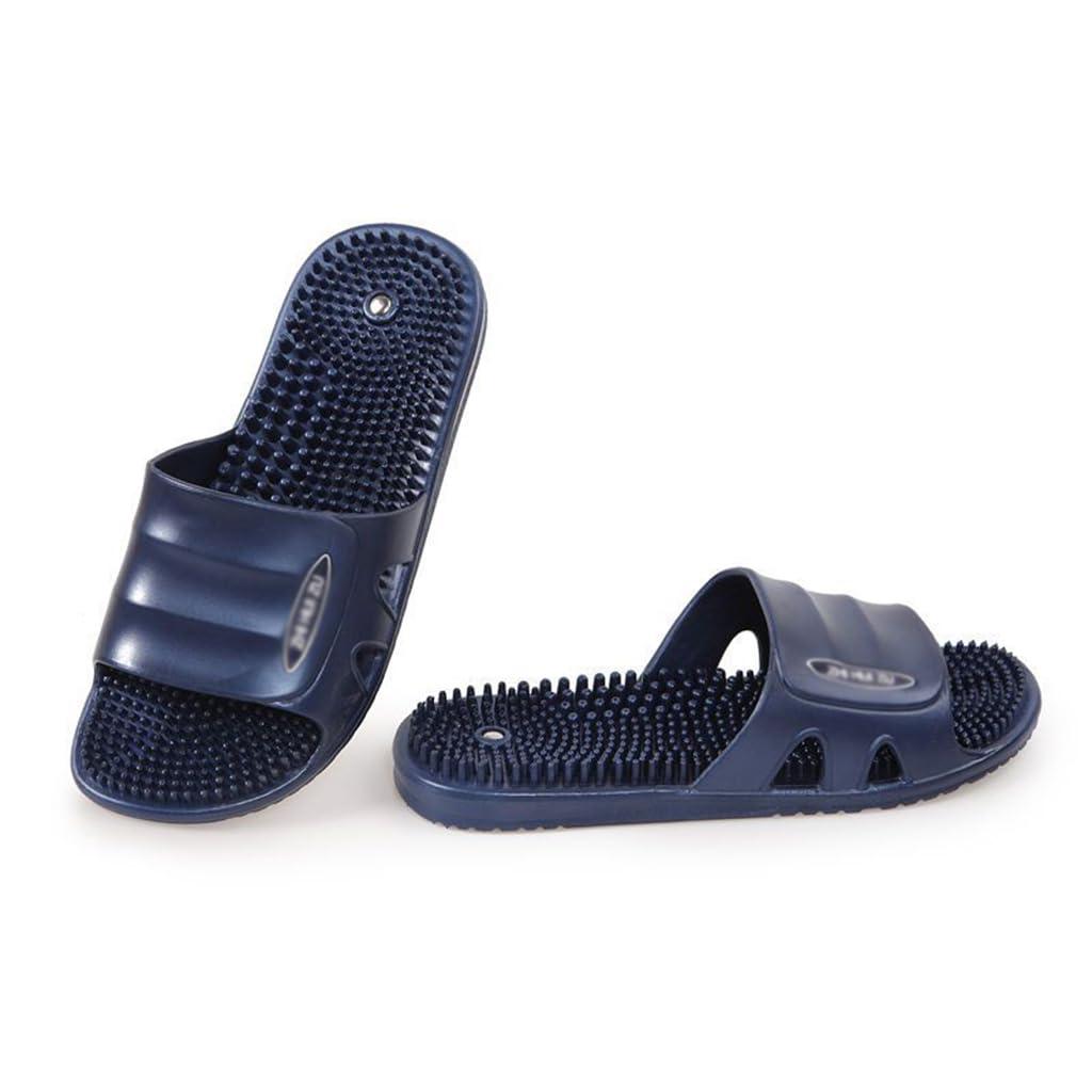 YCZHD YCZHD Massage Slippers for Men and Women,Magnetic Therapy Massage Shoes,Foot Reflex Zones Acupressure Massage,Reflexology Foot Massage Sandals (Size:EU 41,Color:Bright red)