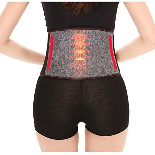 HKSICHENGKEJI Heating Lower Back Brace Cordless Back Support Belt for Pain Relief Heated Waist Belt Wrap with Heating Pad Adjustable Lumbar Support for Men Women Waist Protection Herniated Disc Scoliosis Sciatica