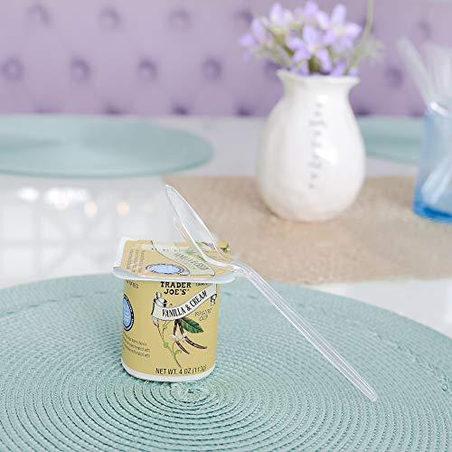 PLASTICPRO Plasticpro Disposable Clear Plastic Soup Spoons Heavyweight Box of 200 Count