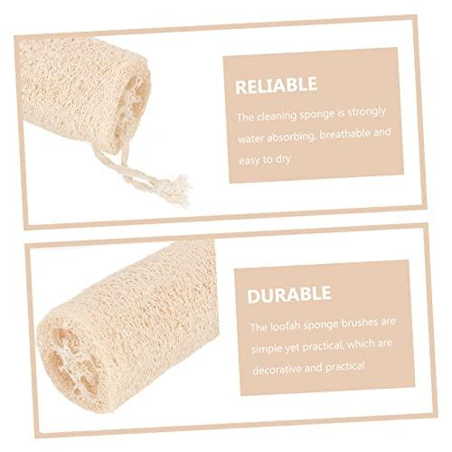 Levemolo Levemolo 8 Pcs Loofah Dishcloth Kitchen Cleaning Sponge Exfoliating Body Scrubber Skin Scrubber Loofah Dish Scrubber Cup Bath Loofahs Kitchen Supplies Natural Multi-Purpose Brush