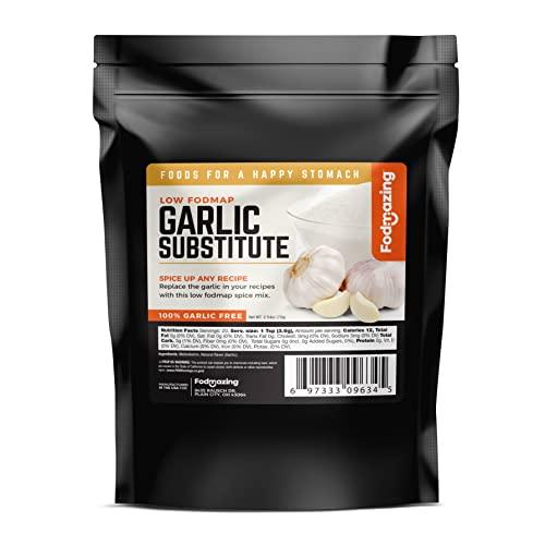 Fodmazing Fodmazing Garlic Replacer Substitute, Low FodMap Garlic Replacement, IBS Friendly, Non-GMO, Fat-Free, Great for Meals and Snacks (20 Servings)