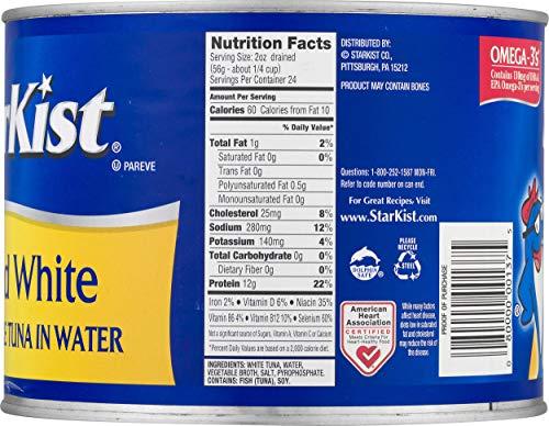 StarKist StarKist Solid White Albacore Tuna in Water - 66.5 oz Can (Pack of 6)