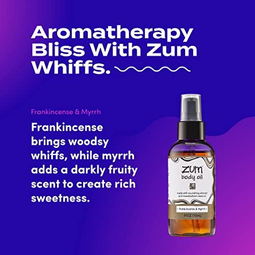 Indigo Wild Zum Massage and Body Oil - Frankincense and Myrrh - 4 fl oz