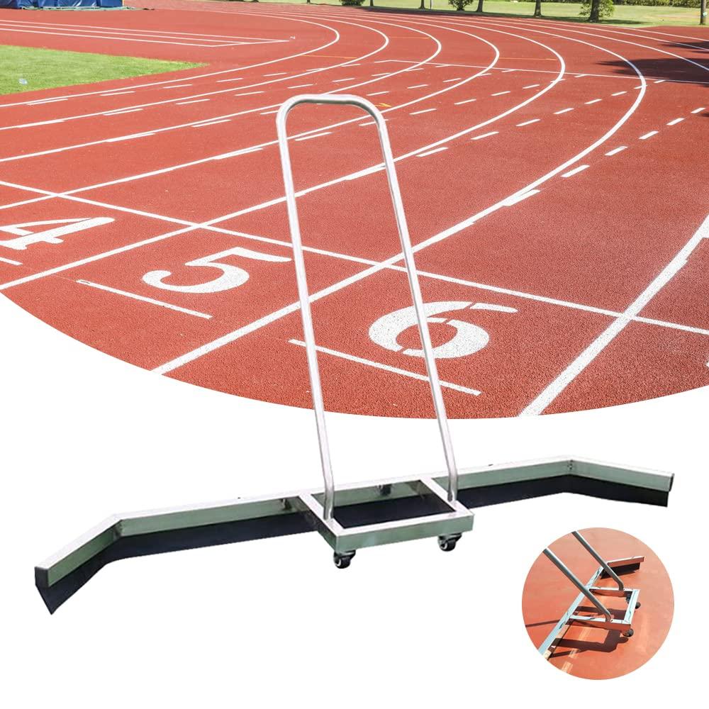 YIYIBYUS Tennis Court Squeegee Dew Broom, Heavy Duty Silver Water Pusher Stainless Steel Sweeper Tool Tennis Court Floor Surface Water Remover Tool