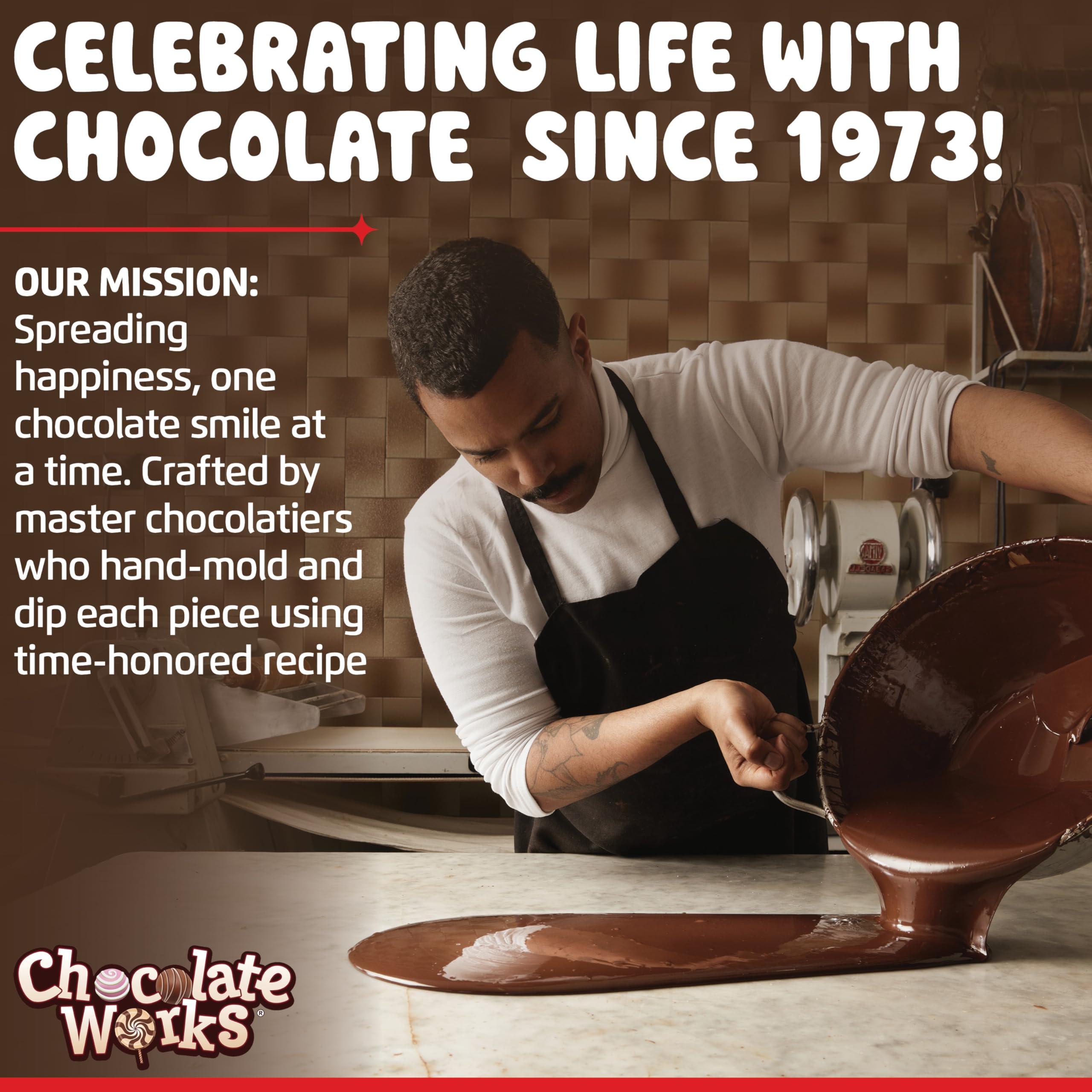 Chocolate Works Hot Chocolate Bombs by Chocolate Works | Premium Hot Cocoa Bombs with Marshmallows | Made with Real Milk Chocolate, Dark Chocolate and White Chocolate | Pack of 3 Cocoa Bombs