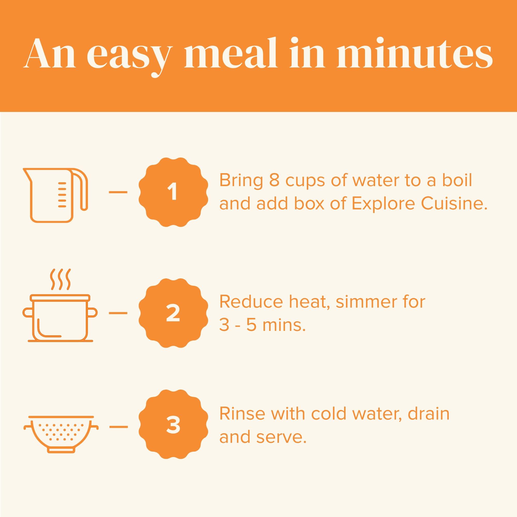 EXPLORE CUISINE Explore Cuisine Organic Edamame Spaghetti - 8 oz, Pack of 2 - Easy-to-Make Pasta - High in Plant-Based Protein - Non-GMO, Gluten Free, Vegan, Kosher - 8 Total Servings