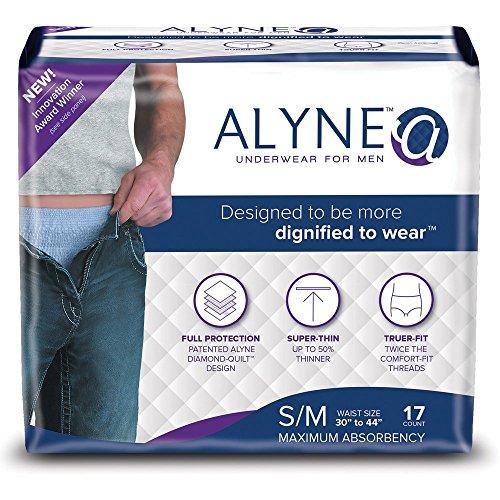 Alyne Alyne Ultra-Thin Underwear for Men, Small/Medium, 17 Count