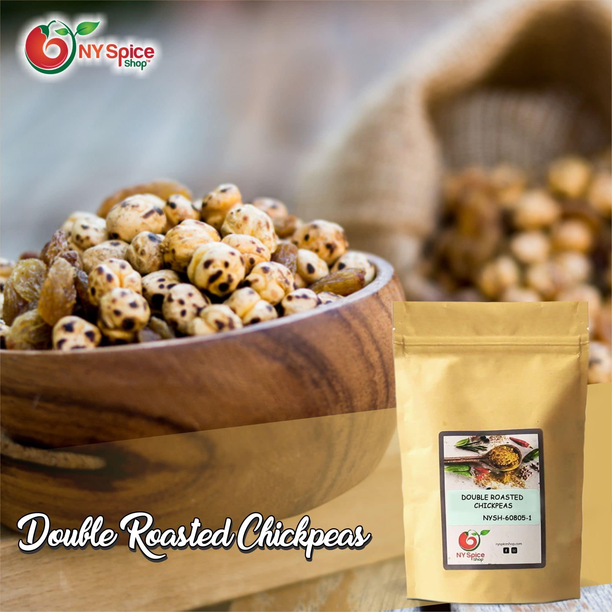 NY Spice Shop NY Spice Shop Yellow Double Roasted Chickpeas - 5 Pound Crispy Crunchy Dried Chickpeas Roasted - Bulk Healthy Snacks