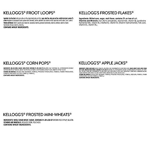 Kellogg's Kellogg\'s Breakfast Cereal in a Cup, Assortment Pack, Bulk Size (Pack of 24 Cups)