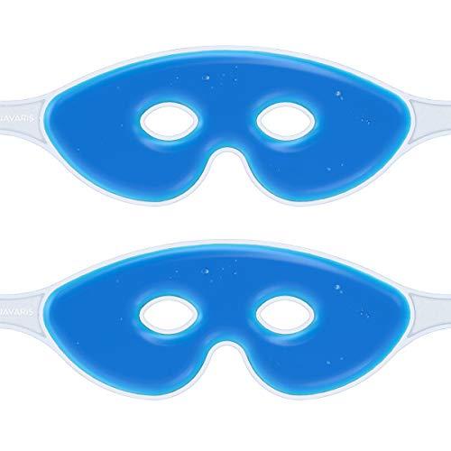 Navaris Navaris Set of 2 Gel Eye Masks - 2X Reusable Eye Masks for Hot/Cold Use