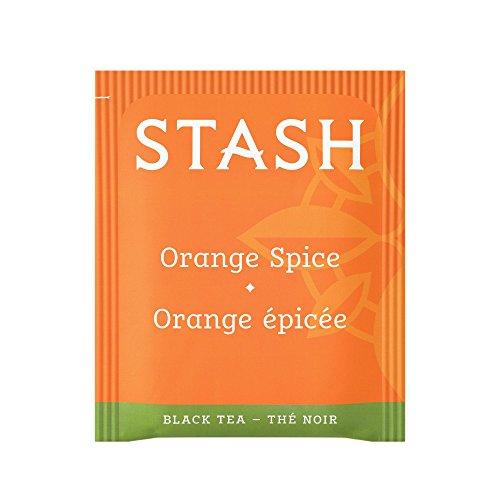 Stash Stash Tea Orange Spice Black Tea, Box of 100 Tea Bags in Foil (Packaging May Vary)