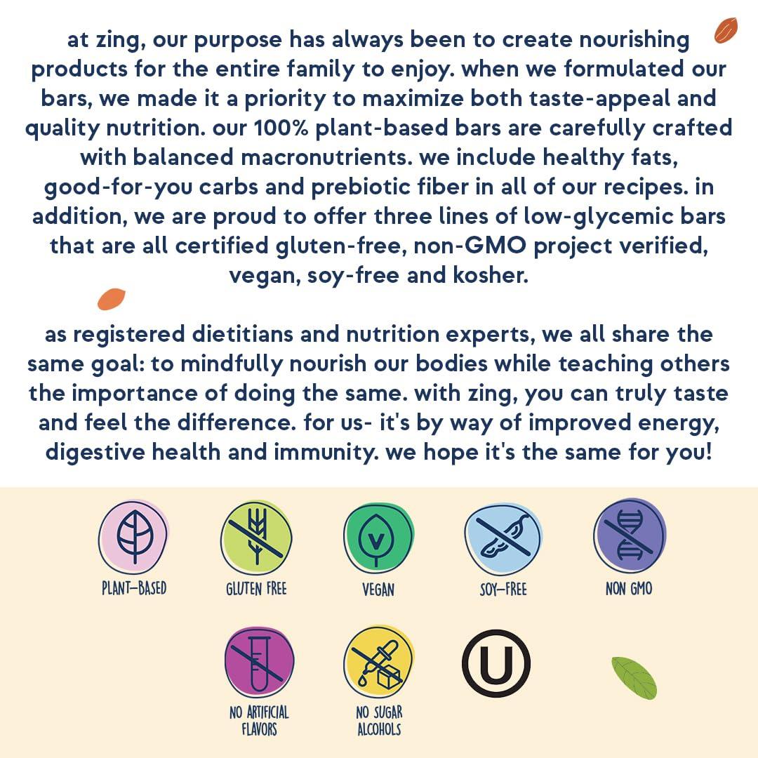 Zing Zing Bars 100 Calorie, Moist and Delicious, Dark Chocolate Coconut, (18 Snack Size Bars)