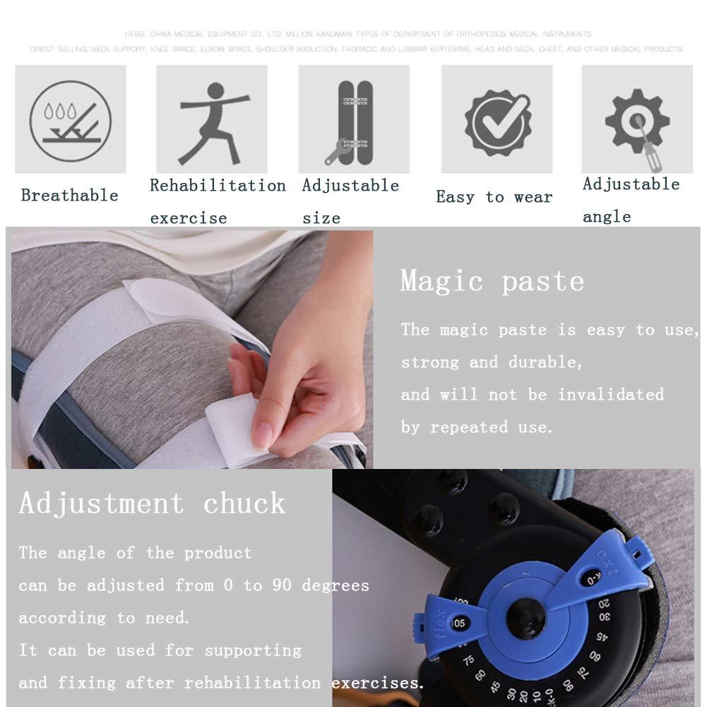 XJZHANG XJZHANG Hinged ROM Post-op Lower Limb Orthosis Adult Hip Knee Ankle and Foot Fixed Brace Femoral Head Replacement Bone Fracture Rehabilitation Fixture