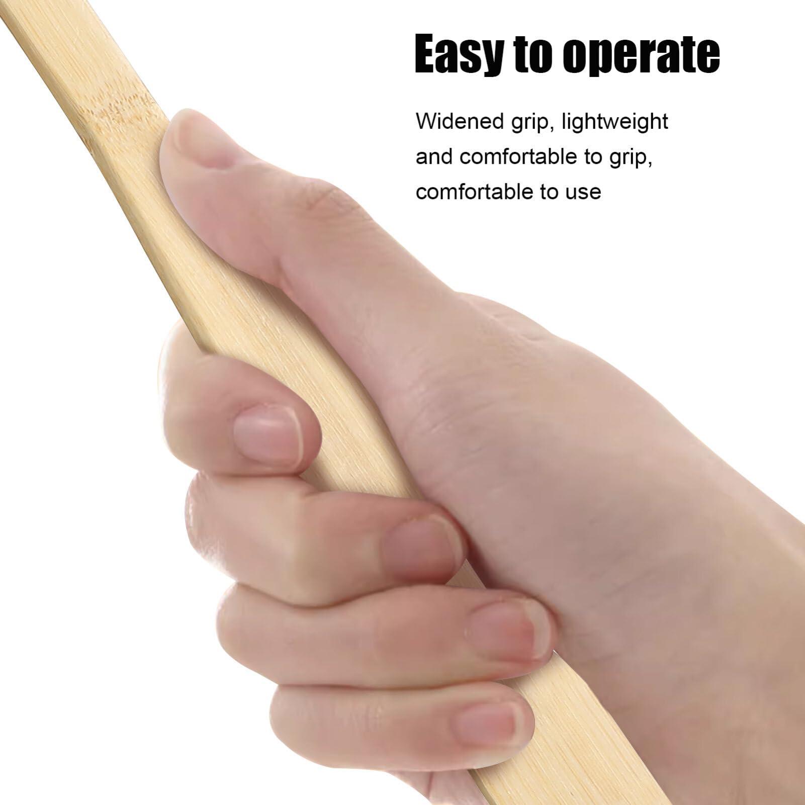 Healifty Healifty Wooden Massager Tool 3pcs Wood Back Scratcher Bamboo Back Scratchers Body Self-Massager Extended Backscratchers Shoe Horn for Self-Treatment Back Itching Relief Body Massage Tools