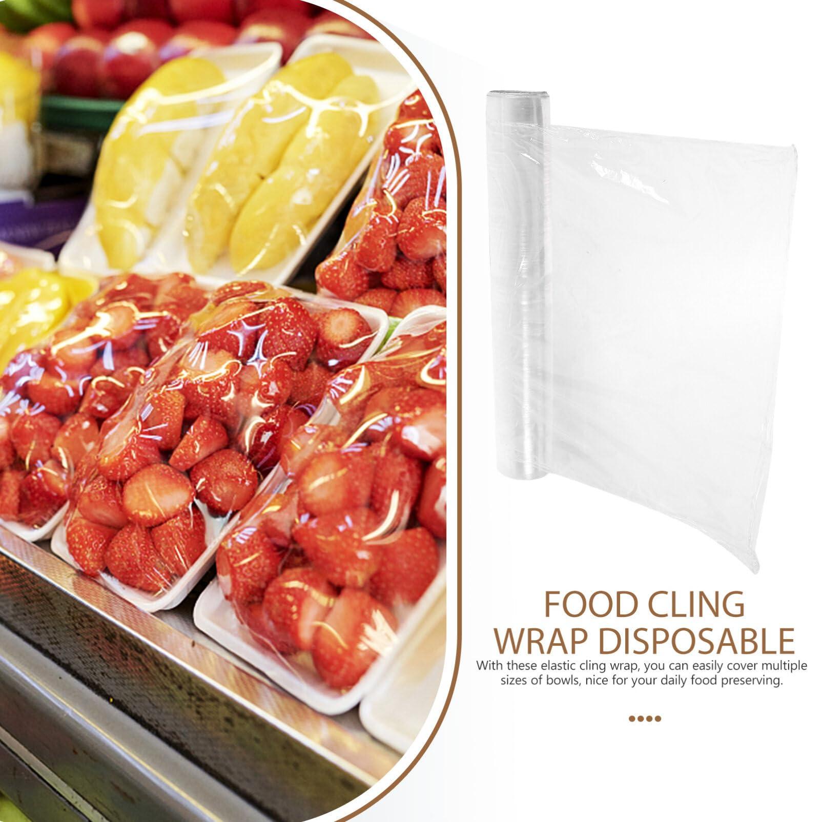 UPKOCH 1 Roll Fresh Keeping Bags Static Cling Film Fresh Keeping for Food Film for Food Fresh Keeping Cling Film Food Preservation Cling Food-grade Cling Film