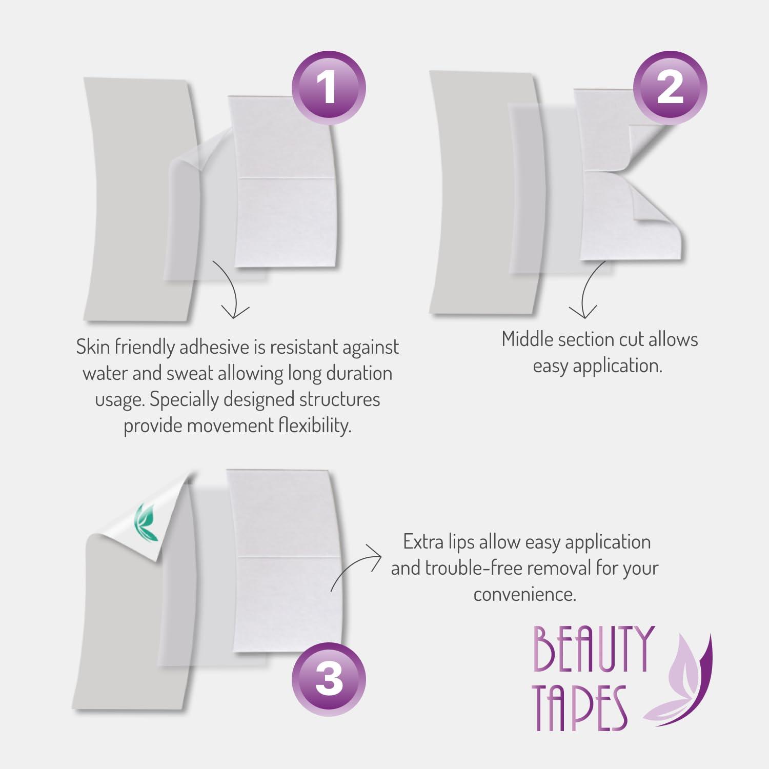 Beauty Tapes EARLAP Ear Corrector, Contain 20 Ear Tape, Solve Big Ear Problem with Ear Stickers by Pinning Back Ears, Cosmetic Aesthetic Correctors for Prominent Ears, Waterproof Ear Correctors Sticks for Adults