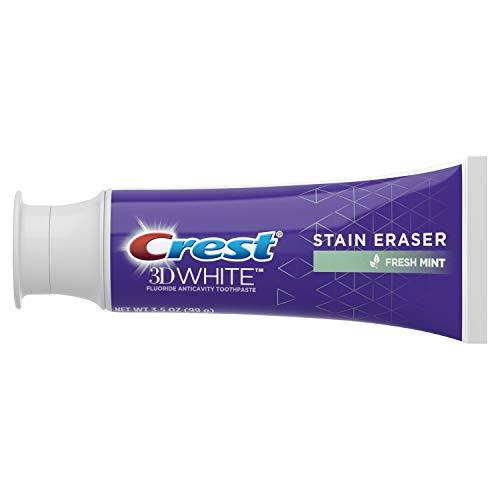 Crest Crest 3D White Stain Eraser Whitening Toothpaste, Fresh Mint, 3.5 Ounce (Pack of 2)