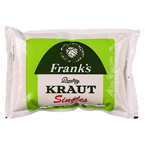 Frank's Franks Kraut - Single Serve - Kosher - 1.5 Ounce - Case of 18