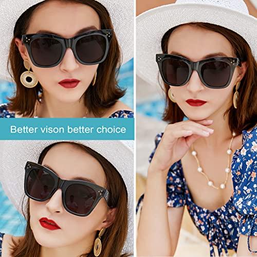 WEMOOTANTS WEMOOTANTS Oversized Reader Sunglasses for Women 2.50 Cat Eye Reading Glasses UV Protection Design 1.0 1.25 1.5 1.75 2.0 2.25 2.5 2.75 3.0 Black 250