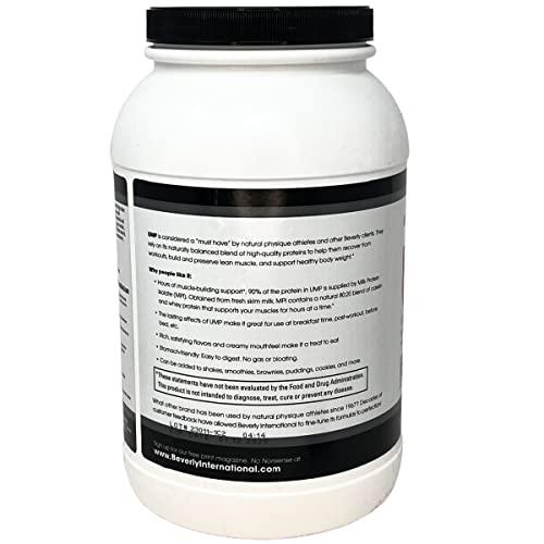 Beverly International Beverly International UMP Protein Powder, Vanilla. Unique Whey-Casein Ratio Builds Lean Muscle. Easy to Digest. No Bloat. (32.8 oz) 2lb .8 oz