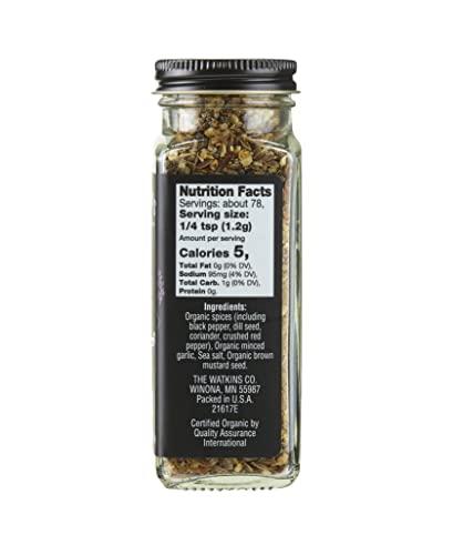 Watkins Watkins Organic Steak Seasoning, 3.3 Ounce Jar,(Pack of 3)