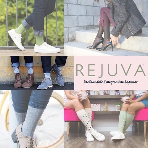 Rejuva Rejuva Freedom 15-20 mmHg Knee High Compression Socks Men & Women Long Socks