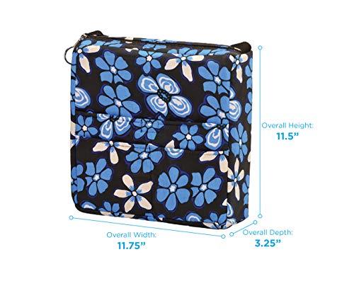 NOVA Medical Products NOVA Medical Products NOVA Walker Bag, Large Carry Bag with 3 Front Pockets for All Walkers, Aloha Blue, 1 Count