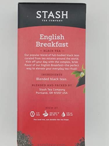 Stash Tea Stash English Breakfast Black Tea (Box of 30)